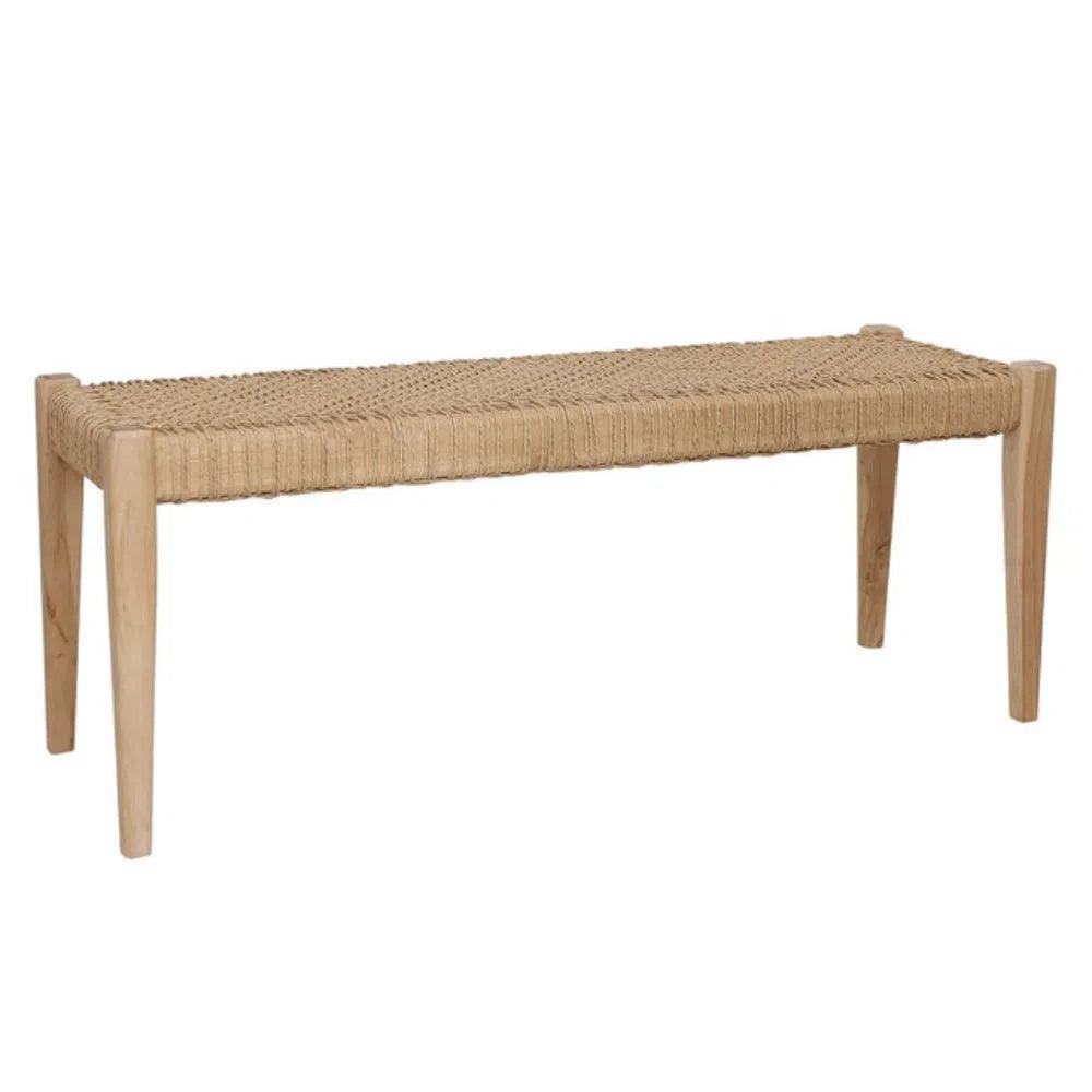 Cameo Coastal Dining Bench - LOOMLAN - Artesia - Dining Benches