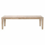 Canal Reclaimed Wood Extendable Dining Table Gold Inlay - LOOMLAN - Essentials For Living - Dining Tables