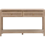 Cane 2 - Drawer Entry Console Wood & Cane - LOOMLAN - Essentials For Living - Console Tables