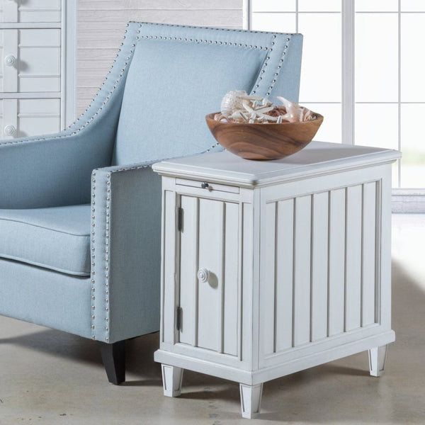 Cane Bay Rectangular Chairside Table - LOOMLAN - Palmetto Home - Side Tables