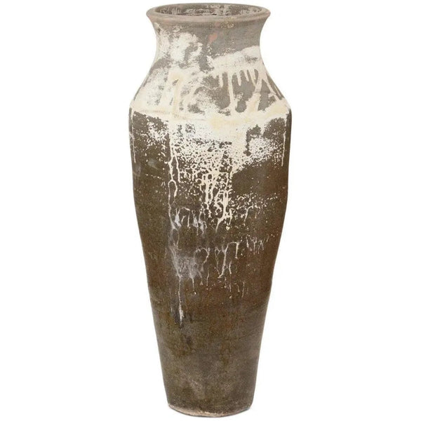 Capizzi Ceramic Cream Urn - LOOMLAN - Currey & Co - Vases & Jars