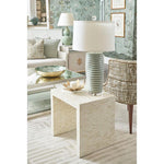 Capri Inlaid Bone Made Rectangular Side Table - LOOMLAN - Chelsea House - Side Tables