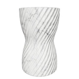 Cara Concrete Outdoor Round End Table - LOOMLAN - SUNPAN - Outdoor Side Tables