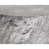 Cara Concrete Outdoor Round End Table - LOOMLAN - SUNPAN - Outdoor Side Tables