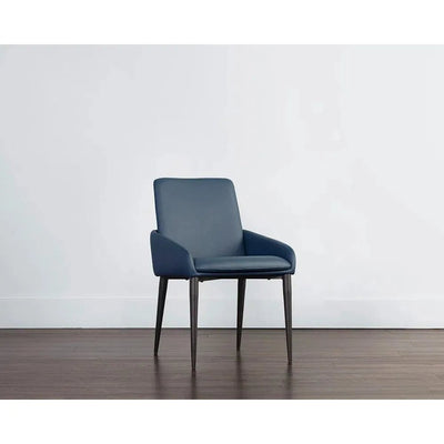 Carlo Leather Dining Armchair - LOOMLAN - SUNPAN - Dining Chairs