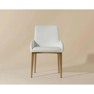 Carlo Leather Dining Armchair - LOOMLAN - SUNPAN - Dining Chairs