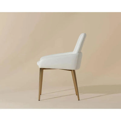 Carlo Leather Dining Armchair - LOOMLAN - SUNPAN - Dining Chairs