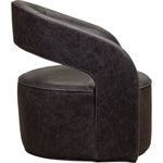 Carmel Leather Modern Elegance Swivel Chair - LOOMLAN - Olivia + Quinn - Club Chairs