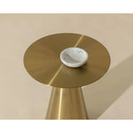 Carmel Stainless Steel Round End Table - LOOMLAN - SUNPAN - Side Tables