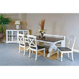 Carriage House Slat Back Bench - LOOMLAN - Sunny D - Dining Benches