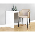 Carter Leather Counter Stool - LOOMLAN - SUNPAN - Counter Stools