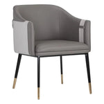 Carter Leather Dining Armchair - LOOMLAN - SUNPAN - Dining Chairs