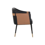 Carter Leather Dining Armchair - LOOMLAN - SUNPAN - Dining Chairs