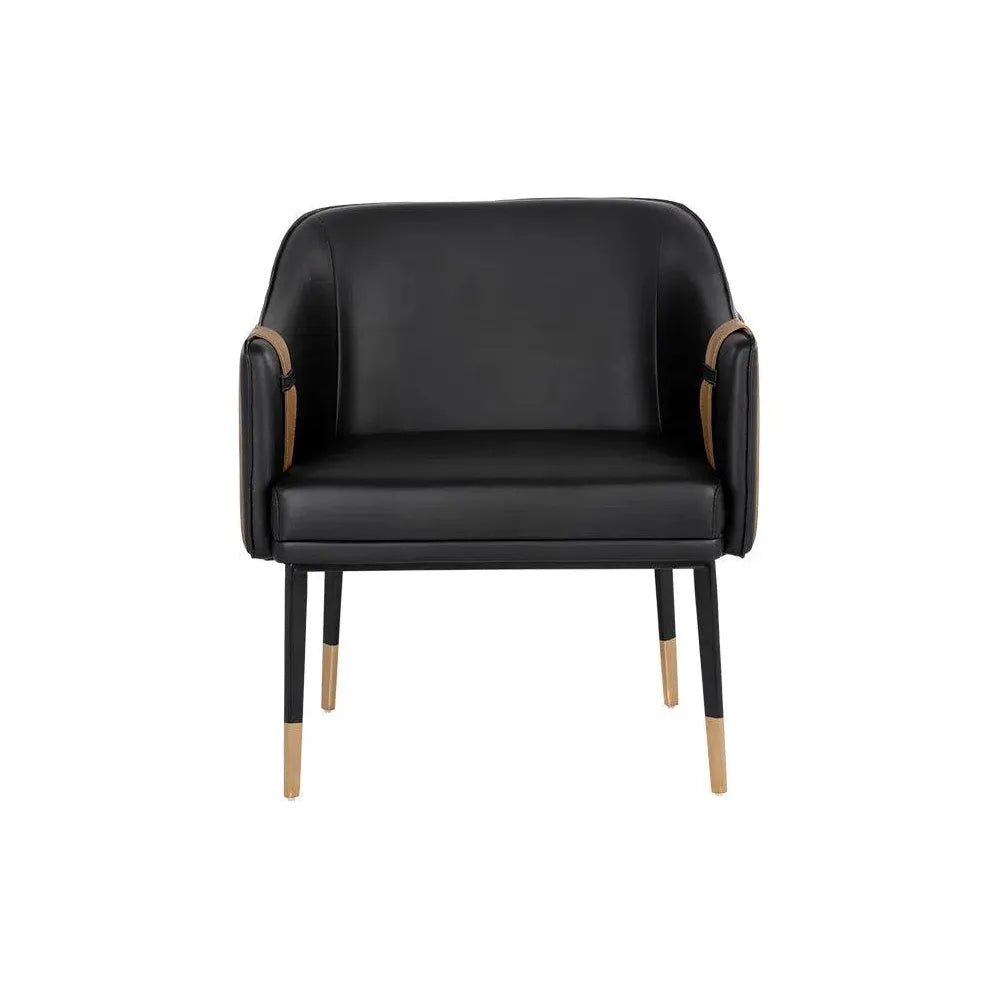 Carter Leather Lounge Chair - LOOMLAN - SUNPAN - Lounge Chairs