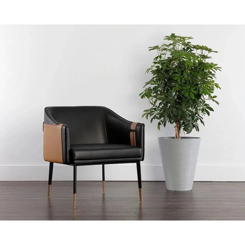 Carter Leather Lounge Chair - LOOMLAN - SUNPAN - Lounge Chairs