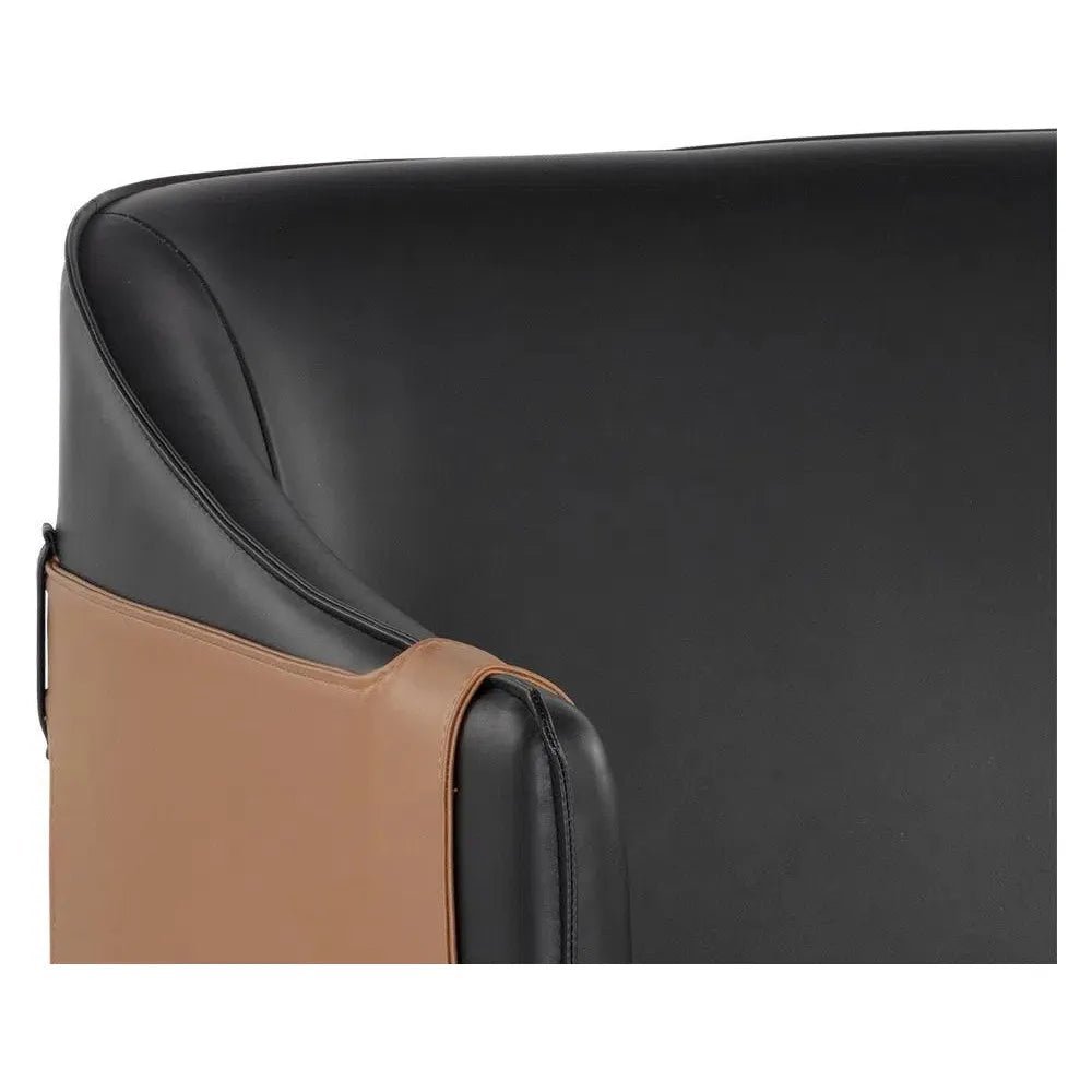 Carter Leather Lounge Chair - LOOMLAN - SUNPAN - Lounge Chairs