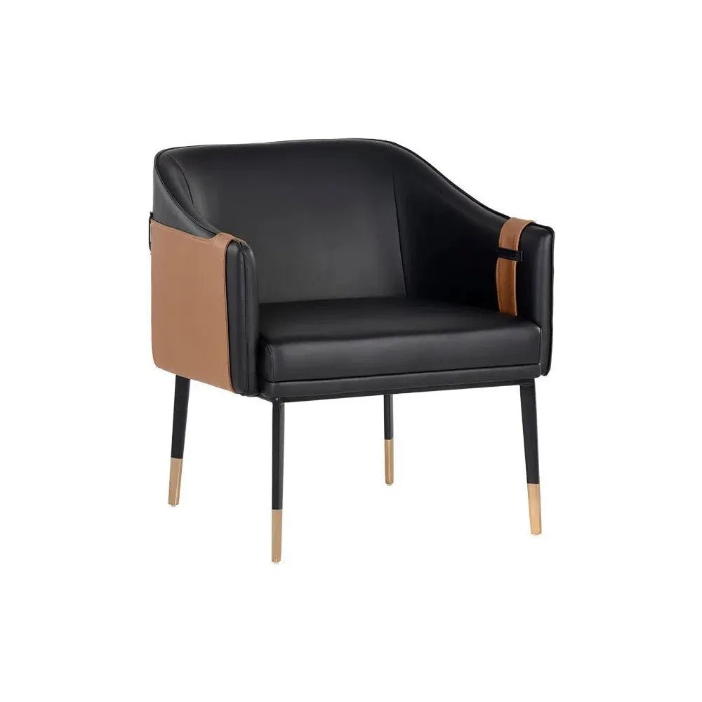 Carter Leather Lounge Chair - LOOMLAN - SUNPAN - Lounge Chairs