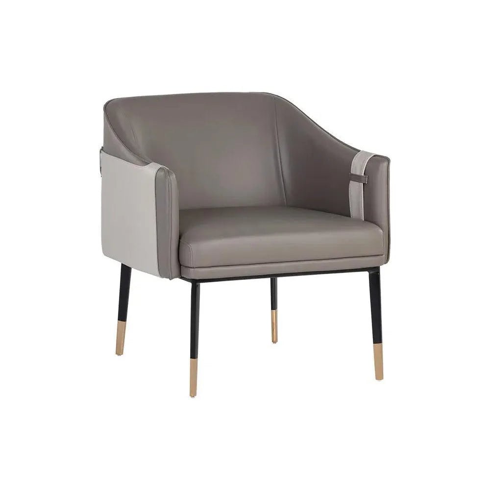 Carter Leather Lounge Chair - LOOMLAN - SUNPAN - Lounge Chairs