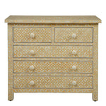 Casava Luxurious Wooden 5 Drawers Chest - LOOMLAN - Chests