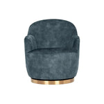 Casey Fabric Swivel Lounge Chair - LOOMLAN - SUNPAN - Club Chairs