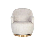 Casey Fabric Swivel Lounge Chair - LOOMLAN - SUNPAN - Club Chairs