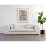 Caspian Sofa Copenhagen White Light Wood Base - LOOMLAN - SUNPAN - Sofas & Loveseats