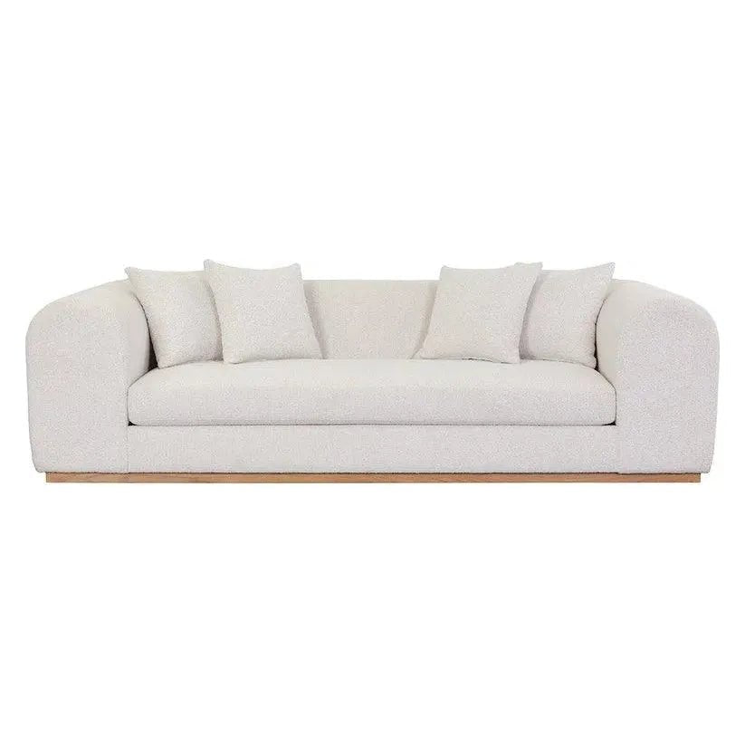 Caspian Sofa Copenhagen White Light Wood Base - LOOMLAN - SUNPAN - Sofas & Loveseats