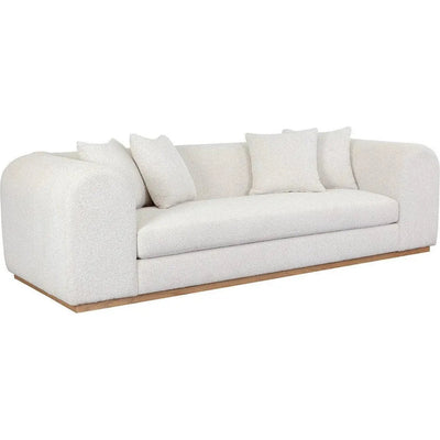 Caspian Sofa Copenhagen White Light Wood Base - LOOMLAN - SUNPAN - Sofas & Loveseats