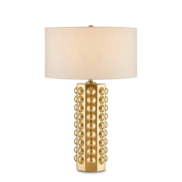 Cassandra Gold Table Lamp - LOOMLAN - Currey & Co - Table Lamps