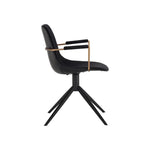 Cassius Swivel Dining Armchair - LOOMLAN - SUNPAN - Dining Chairs