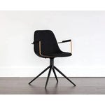 Cassius Swivel Dining Armchair - LOOMLAN - SUNPAN - Dining Chairs