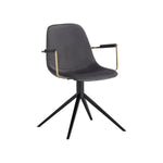 Cassius Swivel Dining Armchair - LOOMLAN - SUNPAN - Dining Chairs