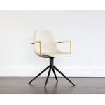 Cassius Swivel Dining Armchair - LOOMLAN - SUNPAN - Dining Chairs