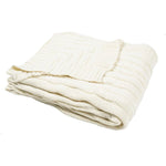 Cassy Cable Knitted Throw Blanket - LOOMLAN - Throw Blankets