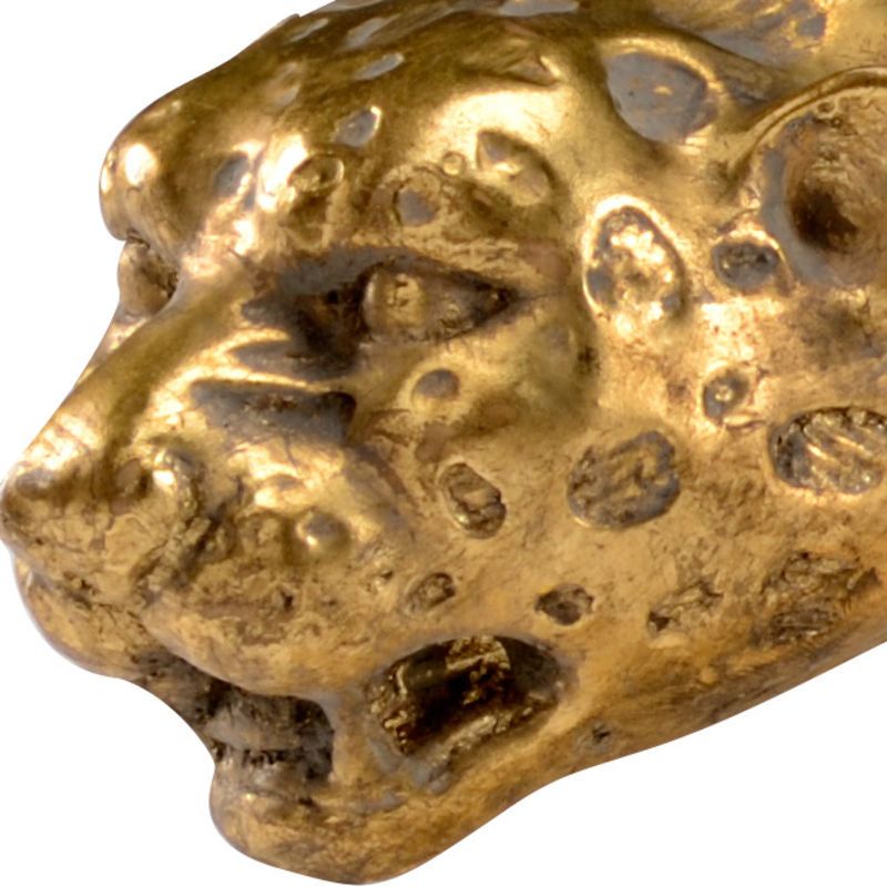 Cast Composite Crafted Leopard Sculpture - LOOMLAN - Chelsea House - Statues & Sculptures