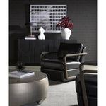 Castell Leather Swivel Lounge Chair - LOOMLAN - SUNPAN - Club Chairs