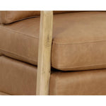 Castell Leather Swivel Lounge Chair - LOOMLAN - SUNPAN - Club Chairs