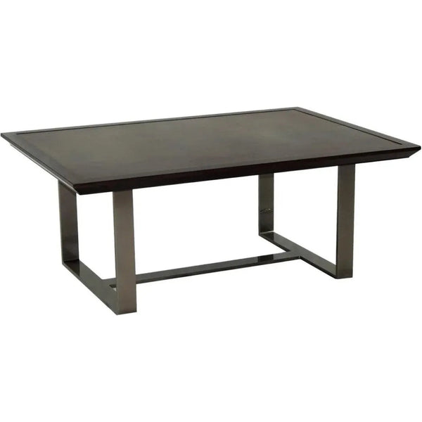 Castelle a Cast Aluminum Rectangular Coffee Table - LOOMLAN - Castelle - Outdoor Coffee Tables