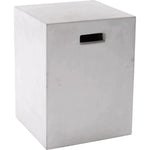 Castor Concrete Outdoor Square End Table - LOOMLAN - SUNPAN - Outdoor Side Tables