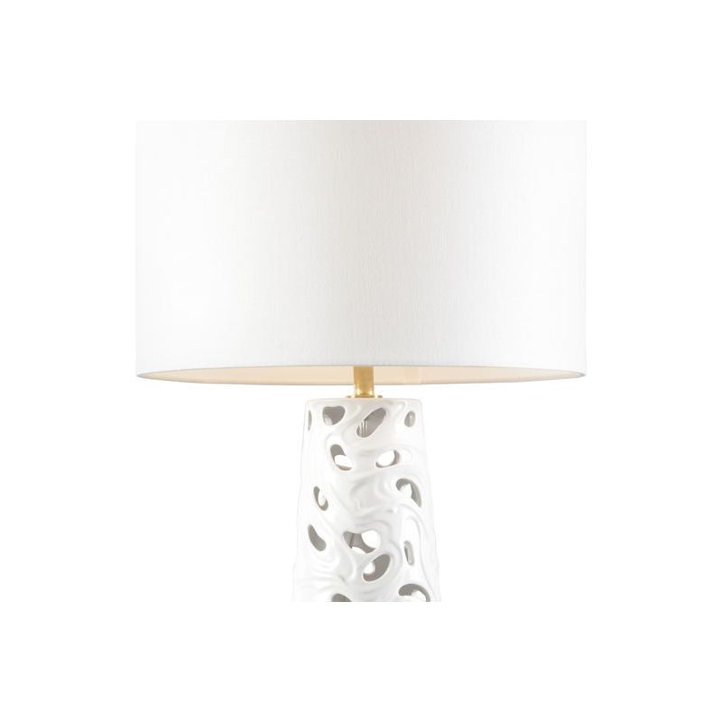 Catalonia Blanca Ceramic Made Table Lamp - LOOMLAN - Wildwood - Table Lamps