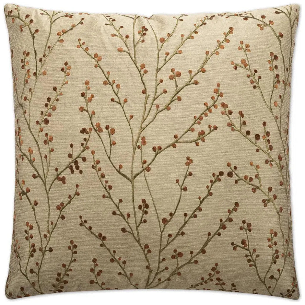 Catelyn Copper Throw Pillow With Insert - LOOMLAN - Throw Pillows