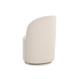 Cavoli Fabric Swivel Armless Dining Chair - LOOMLAN - SUNPAN - Dining Chairs