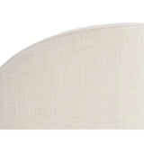 Cavoli Fabric Swivel Armless Dining Chair - LOOMLAN - SUNPAN - Dining Chairs