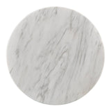 Elliston Trumpet Marble Topped Round Table