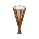 Teton Teak Wooden Design Candleholder