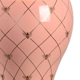 Ginger Jar Ceramic Made With Gold Accents Table Lamp