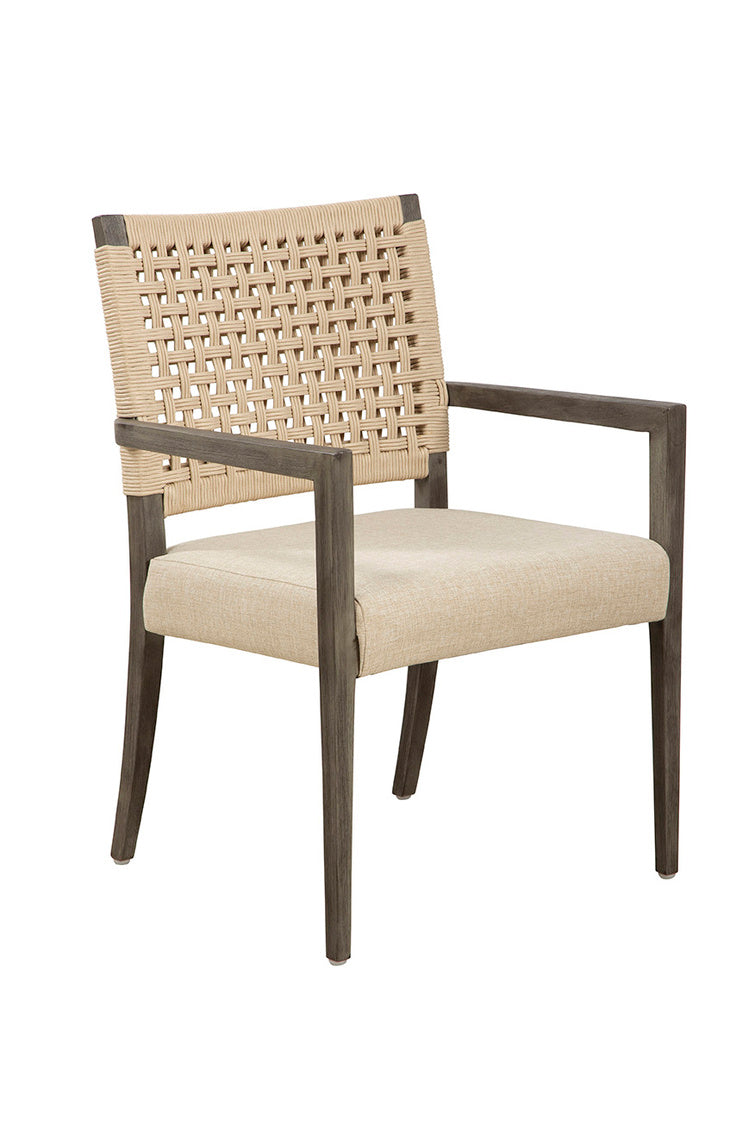 Savannah Rope Upholstered Arm Chair