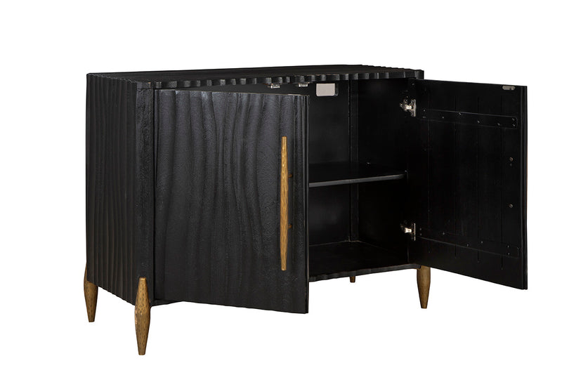 Blackwell Bold Designed Solid Wooden Black Server