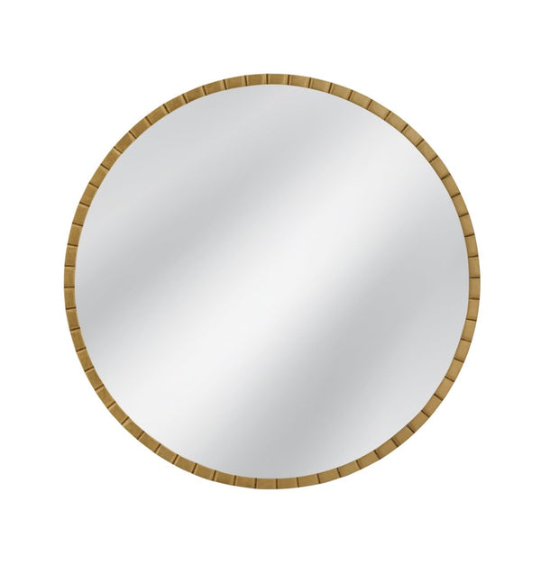 Celeste Gold Leaf Wall Mirror - LOOMLAN - Bassett Mirror - Wall Mirrors