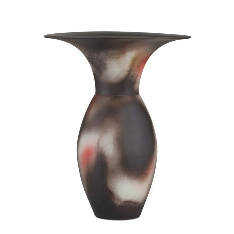 Celestial Porcelain Ombre Finish Large Vase - LOOMLAN - Currey & Co - Vases & Jars
